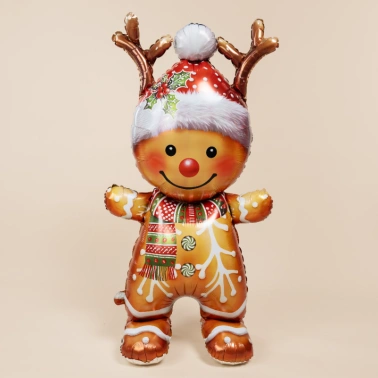 Шар Фигура 3D, «Пряничный человечек» (надув воздухом)