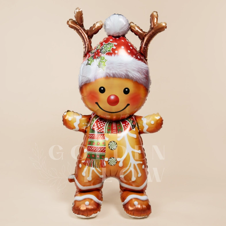 Шар Фигура 3D, &laquo;Пряничный человечек&raquo; (надув воздухом)