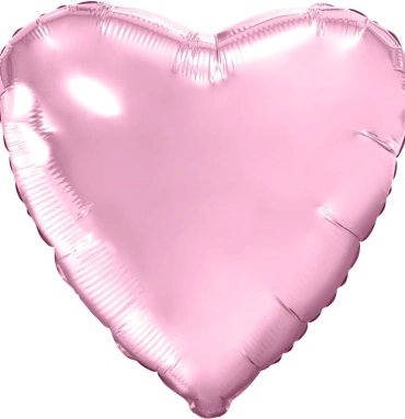 Шар Сердце, «Нежно-розовый», 