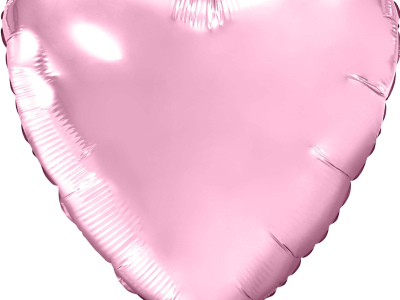 Шар Сердце, «Нежно-розовый», 