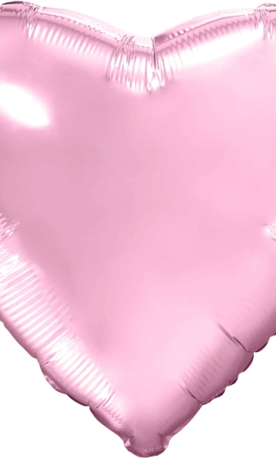 Шар Сердце, «Нежно-розовый», 