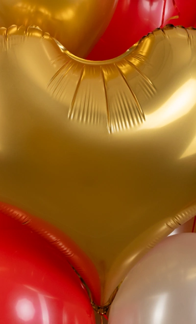 Шар Сердце, «Люкс, Золото»