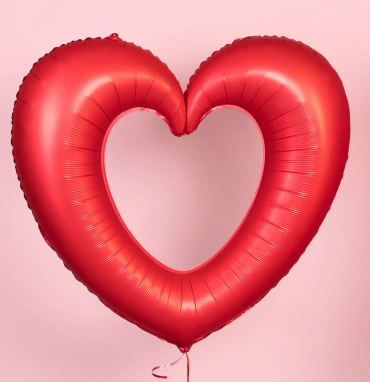 Шар Сердце, «Контур, Красный»