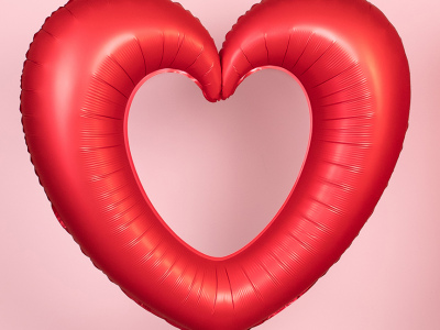 Шар Сердце, «Контур, Красный»