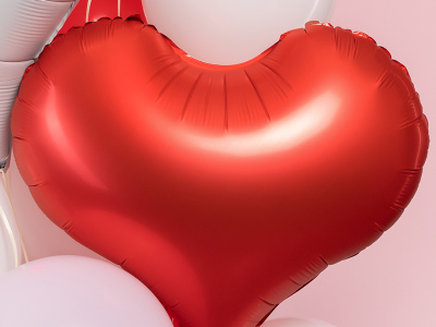 Шар Сердце, «Люкс, Королевский красный»