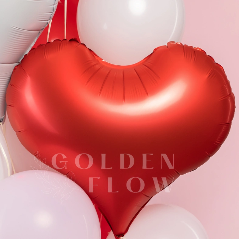 Шар Сердце, &laquo;Люкс, Королевский красный&raquo;