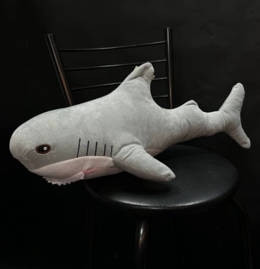 Мягкая игрушка Акула серая