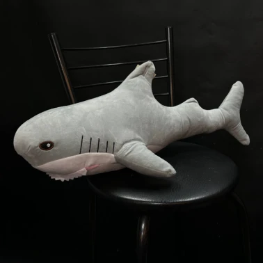 Мягкая игрушка Акула серая