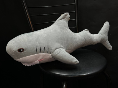 Мягкая игрушка Акула серая