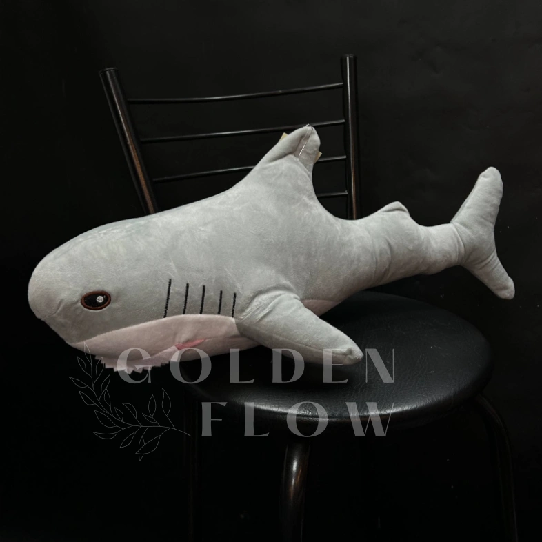 Мягкая игрушка Акула серая