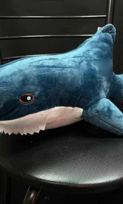 Мягкая игрушка Акула синяя