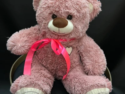 Мягкая игрушка «Медведь маленький», цвет пыльно-розовый