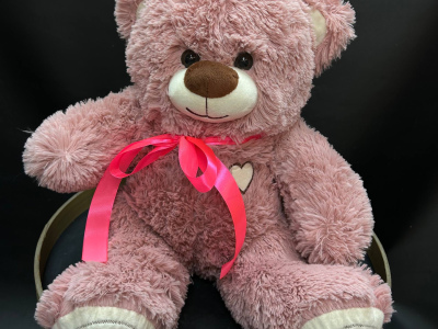 Мягкая игрушка «Медведь маленький», цвет пыльно-розовый