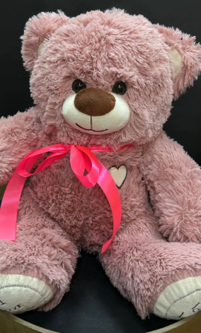Мягкая игрушка «Медведь маленький», цвет пыльно-розовый