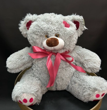 Мягкая игрушка «Медведь маленький», цвет: серый