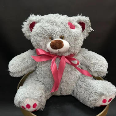 Мягкая игрушка «Медведь маленький», цвет: серый