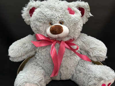 Мягкая игрушка «Медведь маленький», цвет: серый