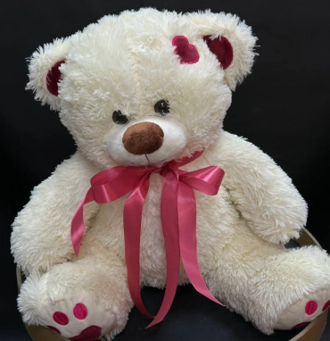 Мягкая игрушка «Медведь маленький», цвет: молочный