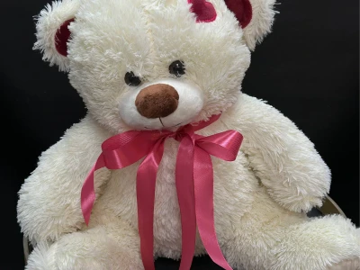 Мягкая игрушка «Медведь маленький», цвет: молочный