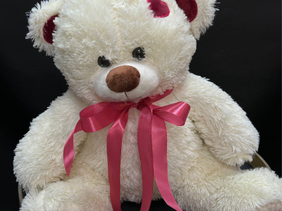 Мягкая игрушка «Медведь маленький», цвет: молочный