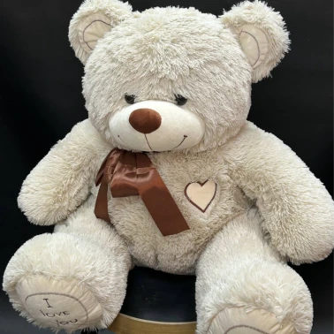 Мягкая игрушка «Медведь большой» цвет: кофе с молоком