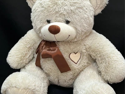 Мягкая игрушка «Медведь большой» цвет: кофе с молоком