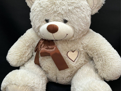 Мягкая игрушка «Медведь большой» цвет: кофе с молоком