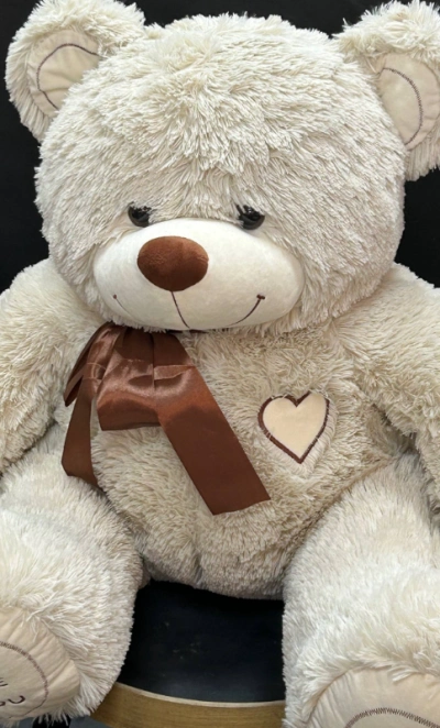 Мягкая игрушка «Медведь большой» цвет: кофе с молоком